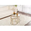 Image de Skye Decor, Aurum - 60, 42 - Or, transparent, ensemble de tables basses, or, 100 % métal, 42 x 42 x 39 cm