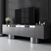 Image de Skye Decor, Bohem - Anthracite, Argent, Meubles TV, Anthracite, 180 x 50 x 30 cm