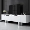 Image de Skye Decor, Bohem - Blanc, Argent, Meubles TV, Blanc, 180 x 50 x 30 cm