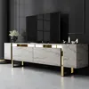 Image de Skye Decor, Yildiz - Travertine, Or, Meuble TV, Travertin, PANNEAUX DE PARTICULES 100 % MÉLAMINÉS, 180 x 50 x 30 cm