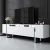 Image de Skye Decor, Yildiz - Blanc, Argent, Meubles TV, Blanc, 180 x 50 x 30 cm