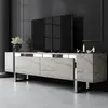Image de Skye Decor, Yildiz - Travertine, Silver, meuble TV, travertin, panneaux de particules 100 % mélaminés, 180 x 50 x 30 cm