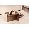 Image de Skye Decor, Harmony - Walnut, table basse, noyer, 100 % PANNEAUX DE PARTICULES MÉLAMINÉS, 80 x 40 x 40 cm