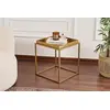 Image de Skye Decor, Shb-018-A, table basse, dorée, 100 % MÉTAL, 45 x 45 x 52 cm