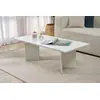 Image de Skye Decor, Sabin - White, table basse, blanc, plateau 100 % mélamine, 119 x 60 x 40 cm