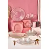 Image de Hermia Concept, Ekol, service de table (18 pièces), transparent, verre, 28 x 28 cm