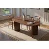 Image de Skye Decor, Sablin - Walnut, Table de salle à manger, noyer, plateau 100 % mélamine, 180 x 89,5 x 75 cm