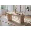 Image de Skye Decor, Sablin - Travertine, table de salle à manger, travertine, plateau 100 % mélamine, 180 x 89,5 x 75 cm