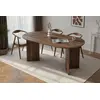 Image de Skye Decor, Sablin - Venezia Walnut, table à manger, noyer, PANNEAU DE PARTICULES 100 % MÉLAMINÉ, 180 x 90 x 75 cm