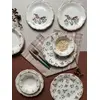 Image de Hermia Concept, Amber 24, Service de table (24 pièces), Multicolore, 100% porcelaine, 27 x 27 cm
