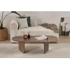 Image de Skye Decor, Ovalis - Walnut, table basse, noyer, plateau 100 % mélamine, 130 x 65 x 40 cm