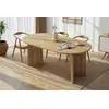 Image de Skye Decor, Sablin - Cadiz Oak, table à manger, chêne Cadiz, PANNEAU DE PARTICULES 100 % MÉLAMINÉ, 180 x 90 x 75 cm