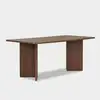 Image de Table À Manger Moderne Linza 180x90 Cm En Mélamine - Noyer