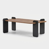 Image de Table Basse Moderne En Bois Mélaminé Renard - Anthracite