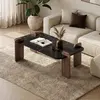 Image de Skye Decor, Table basse Nesting (3 pièces) - Chêne saphir, 100% mélaminé | Revêtement 100% mélaminé