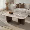 Image de Skye Decor, table basse de haute qualité (3 pièces), finition chêne saphir, 100% mélaminé, 120 cm
