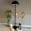 Image de Lampadaire Gelora Métal Moderne E27 Largeur 32 Cm Abat-jour Réglable Tablette Variateur