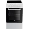 Image de Cuisinière vitrocéramique 60l 4 feux blanc - Beko - FSS57100GW -