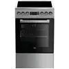 Image de Cuisinière vitrocéramique Beko FSM57300GX Acier - Neuf