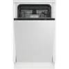 Image de Beko DIS48120, Entièrement intégré, Simple (45 cm de large), Blanc, LED, 3 paniers/corbeilles, Plus bas, plus haut