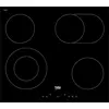 Image de Table de cuisson vitrocéramique 60cm 4 feux 6900w noir - Beko - HIC64403T - séries b300