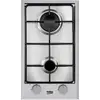 Image de Domino gaz 30cm 2 feux inox - Beko - HDCG32220FX -