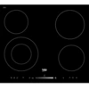 Image de Table de cuisson vitrocéramique 4 feux 6700w noir - Beko - HIC64502T -