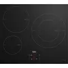Image de Table de cuisson induction 60cm 3 feux 7200w noir - Beko - HII63402MT -