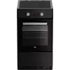 Image de Cuisinière induction 60l 3 feux noir - Beko - FSE58301BC -