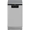 Image de Beko BDFS26046XQ, Réfrigérateur pose libre, étroit (45 cm), Acier inoxydable, éclairage LED, Tiroir, Acier inoxydable