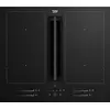 Image de Table de cuisson aspirante induction 4 feux 7400w noir - Beko - HIXI64701UP - bpro 700