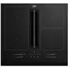 Image de Table de cuisson induction BEKO HIXI64700UF1 avec hotte intégrée 4 zones 7400W Noir - Neuf