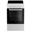 Image de Cuisinière vitrocéramique Beko FSS57000GW - Neuf