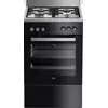 Image de Cuisinière gaz 65l 4 feux noir - Beko - FSG52010GBC - b100