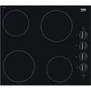 Image de Beko HIC 64100, Noir, Intégrable, Plaque de cuisson à induction avec zones de cuisson, Céramique, 4 zones, Fonction maintien au chaud