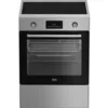 Image de Beko   Cuisinière Induction 72l 4 Feux Blanc   Chaleur Brassée 72l   Nettoyage Vapeur Steamshine   Table Induction Avec Booster
