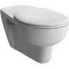 Image de Vitra - Wc Suspendu Conforma Flush À Fond Creux, Sans Rebord De Chasse, 350 X 700 Mm Blanc
