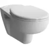 Image de VitrA WC suspendu VITRAFLUSH CONFORMA chasse d'eau basse sans rebord 355x700mm blanc