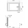 Image de Vitra - Receveur De Douche Arkitekt Carré 90x90cm Antidérapant 5806l003m0578