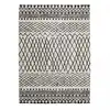 Image de Homemaison   Tapis Berbère Rectangle 160x230 Cm Tissé Beige   Motif Berbère   Anti-acarien   Hydrofuge   Résistant Aux Uv