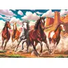 Image de ART PUZZLE Puzzle Chevaux sauvages dans la vall ©e 1000 pi ¨ces