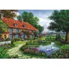 Image de ART PUZZLE Puzzle Jardin avec cygnes 1500 pièces