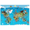 Image de ANATOLIAN Puzzle Cartoon carte du monde 260 pièces
