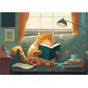 Image de Puzzle Yazz Cat & Books - 1000 pièces Puzzle pour enfants et adultes