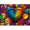 Image de Yazz Puzzle Colorful Heart - 1000 pièces jouet coloré