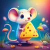 Image de YAZZ Cute Mouse Square Puzzle 1023 pièces
