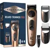 Image de King C. Gillette King C. Gillette Tondeuse à barbe PRO pour hommes - avec molette de précision pour 40 réglages de longueur