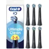 Image de Oral-B | Replaceable toothbrush heads | iO UltimateClean | Heads | For adults | Number of brush heads included 6 | Black