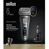 Image de Braun Series 9 Pro+ 9675cc, Rasoir, Gris, Argent, Acier inoxydable, Boutons, LED, Alimentation AC / batterie
