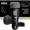Image de Braun Series 9 Pro+ 9610S, Rasoir, Noir, Boutons, Rechargeable, Batterie, Lithium-ion (Li-ion)